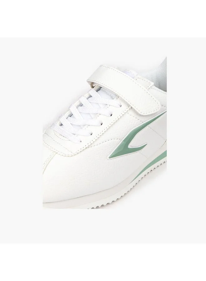 Dash  Panelled School Sneakers With Hook And Loop Closure  | Best Price UAE