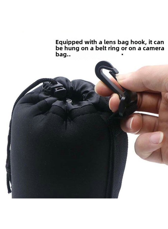 Matian Lens Bag Lens Barrel Lens Bag Wordless Lens Bag Small, Medium And Large Size Extra Large Anti-seismic And Anti-hanging Portable-Color:Martin Logo-small Size  - Image 5