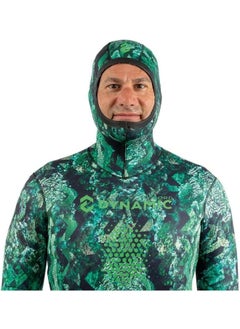 DYNAMICNORD DYNAMIC NORD SFS-3 FREE DIVE SUIT 3MM HOODED JACKET + PANT CAMO/GREEN  - Image 2