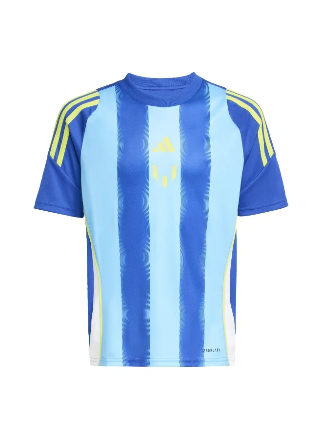 Adidas Adidas Messi Tr Jsy Y Blue Jersey (Short Sleeve) Jerseys For Kids