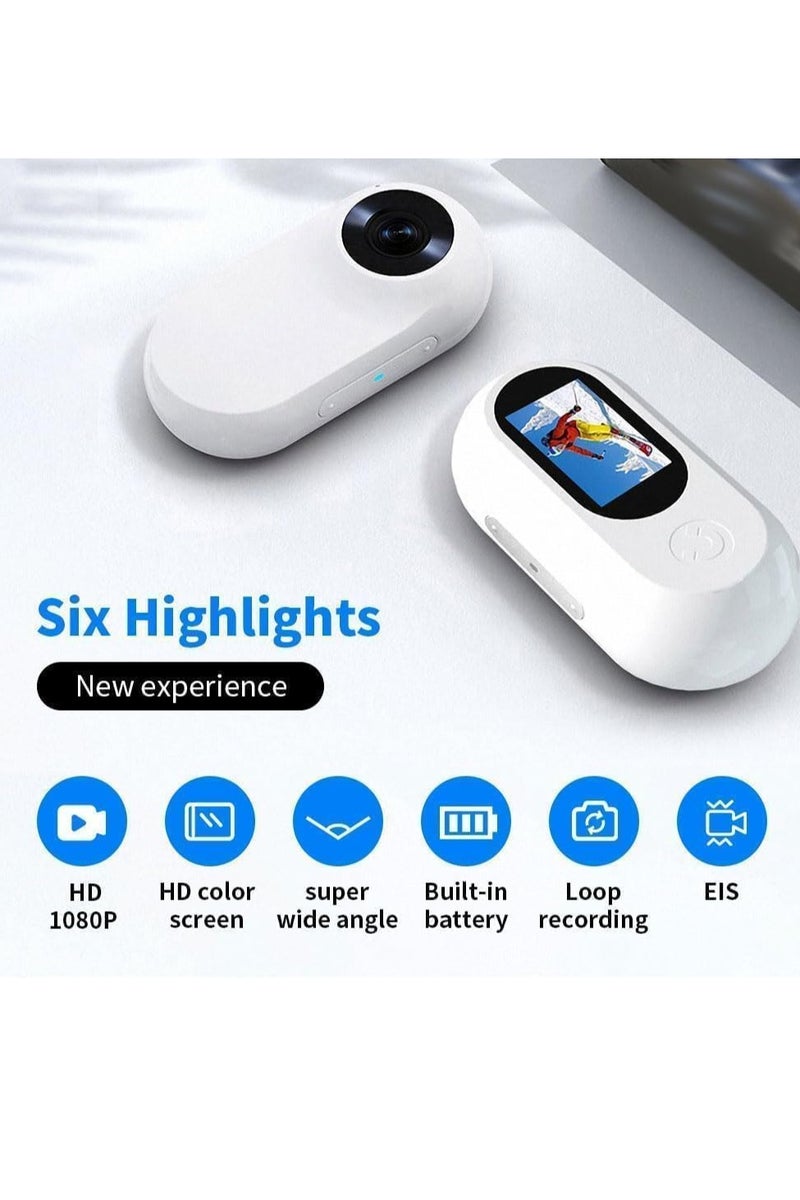 Generic Pet Collar Camera, HD 1080p Wireless Mini Sport Camera, Lightweight And Durable Pet Body Camera, Cat Camera Collar With Video Recording, (1pc, Black And White) - Image 3