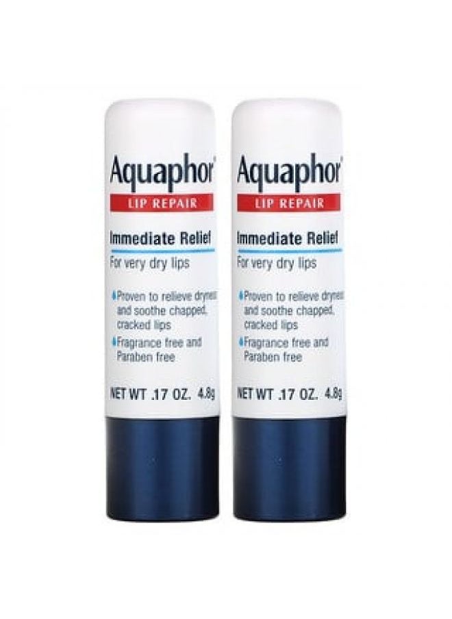 Aquaphor Lip Repair Stick Immediate Relief 2 Sticks 0.17 oz 4.8 g - pzsku/Z0E4A03F242A9E48844D4Z/45/_/1649506202/0c3480a5-57e9-415e-9736-ef7591961be9