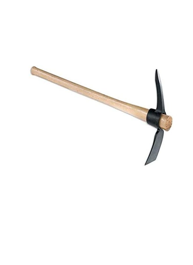 Generic High Quality Multi function Pickaxe + Handle for Gardening Camping Farming Outdoor (Wood Handle)  - Image 1