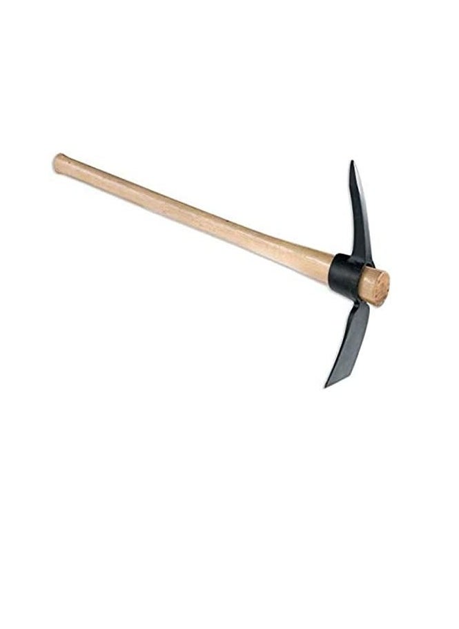 Generic High Quality Multi function Pickaxe + Handle for Gardening Camping Farming Outdoor (Wood Handle)  - Image 2