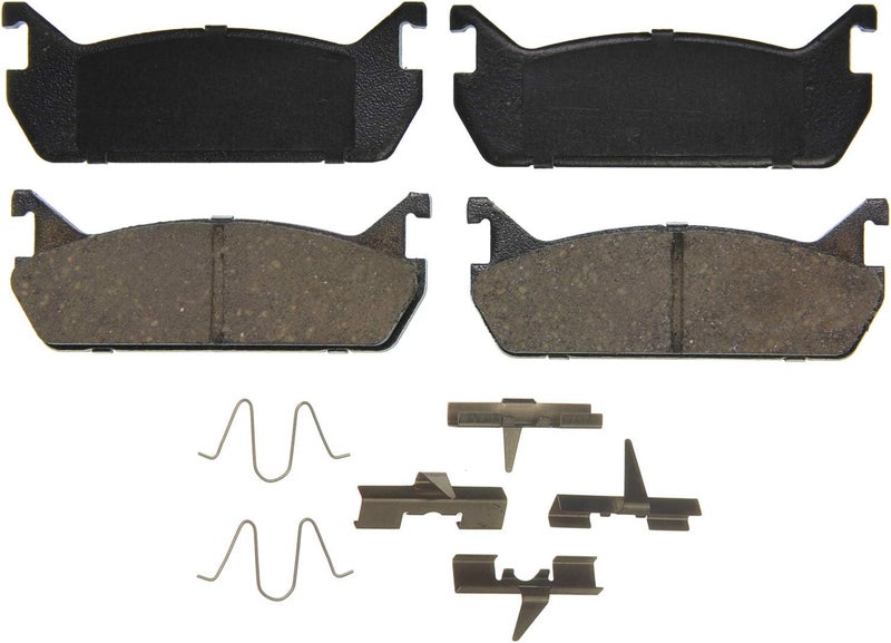 Wagner QuickStop ZD458 Ceramic Disc Pad Set, Rear - Image 1