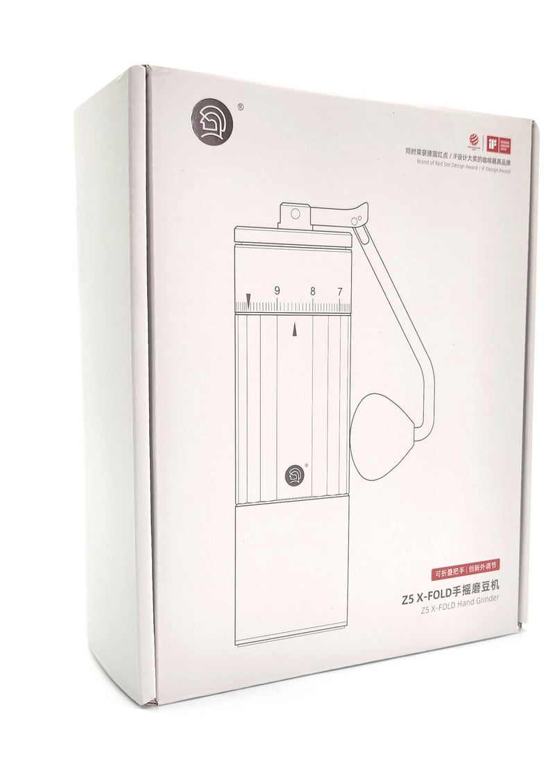 zeroHero ZeroHero Z5 X-FOLD Hand Grinder-Grey  - Image 4