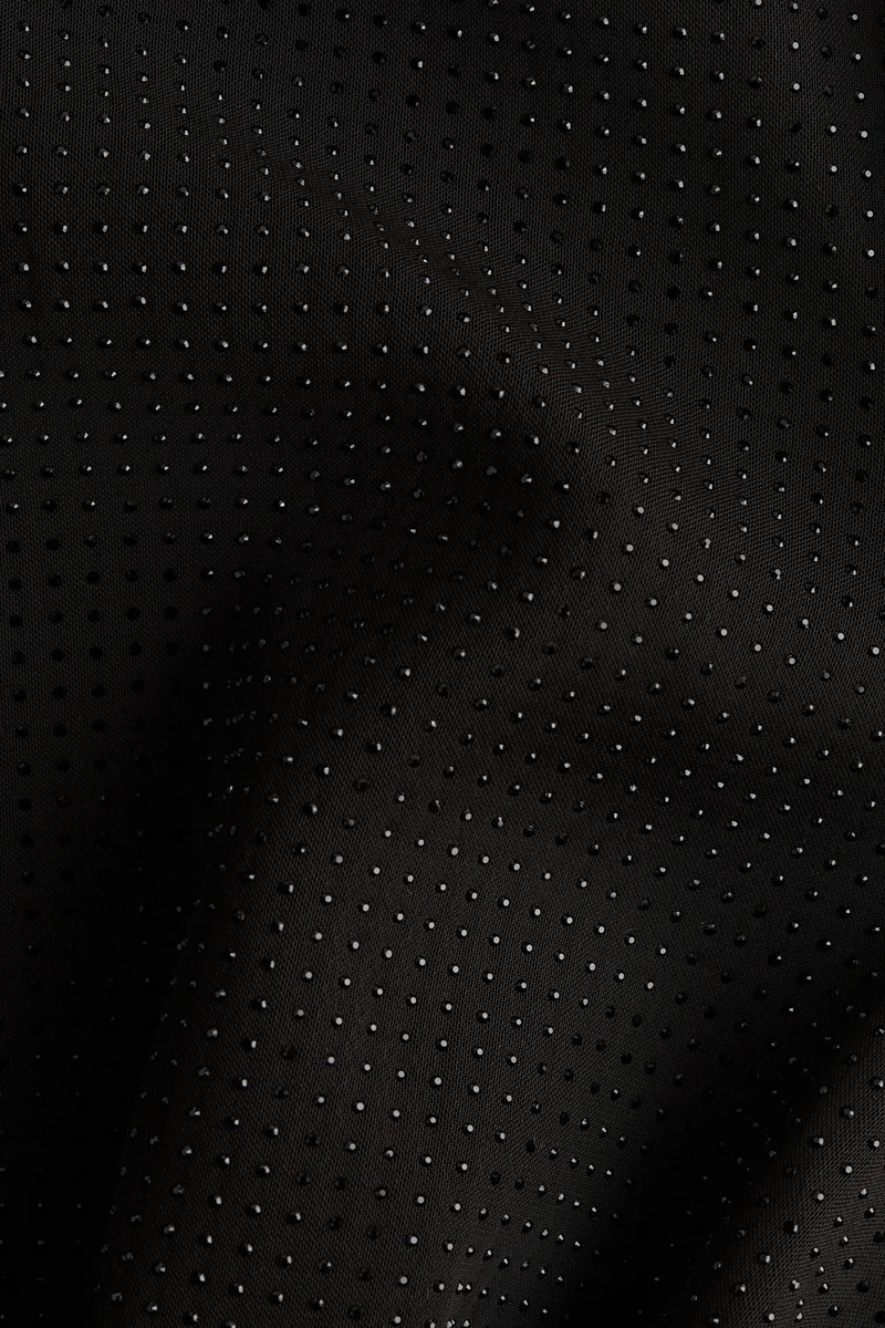 H&M Rhinestone-embellished bomber jacket