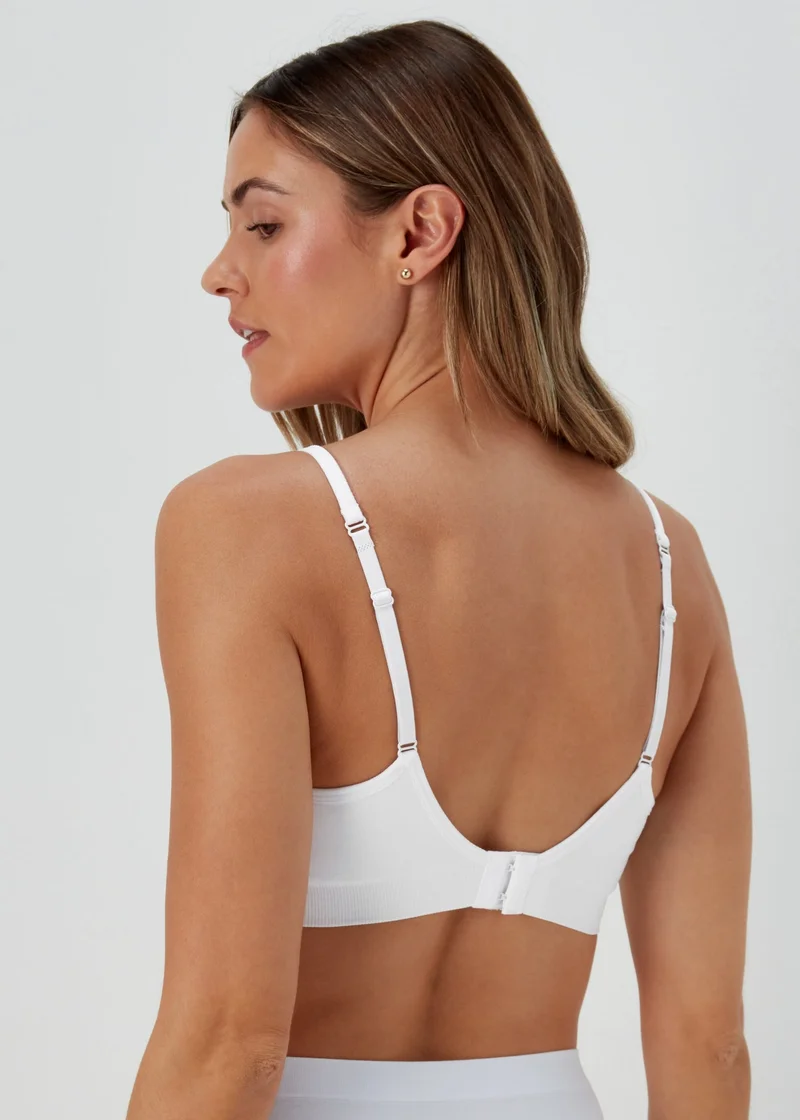 Matalan 2 Pack Black & White Seam Free Moulded Bras