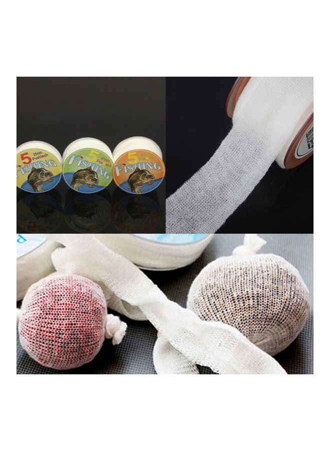 NIBEMINENT 5m Outdoor Dissolving PVA Mesh Net Refill Carp Fishing Stocking Rig Bait Bags 20 x 10 20cm - Image 4