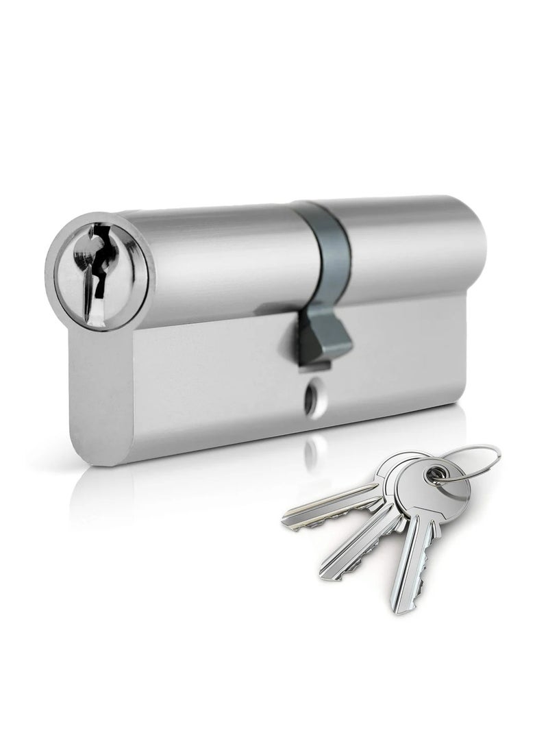 عباسلي أسطوانة باب مع 3 مفاتيح (90 ملم للباب الخشبي) - Image 3