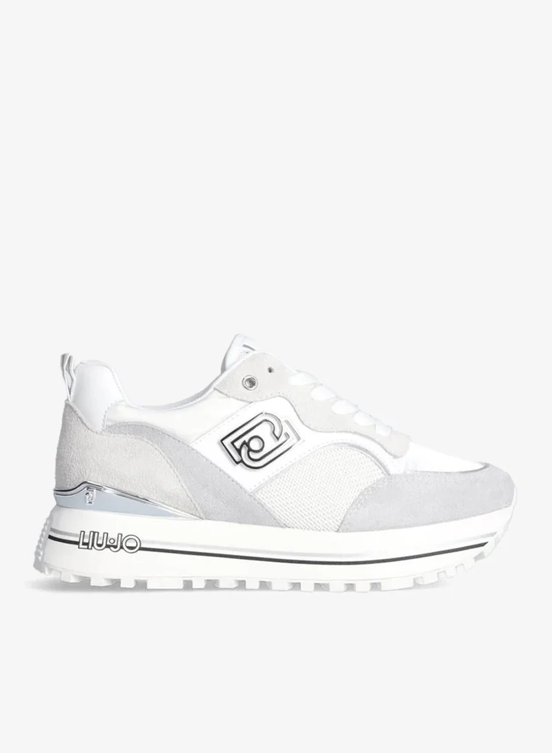 Liu Jo White leather platform sneakers