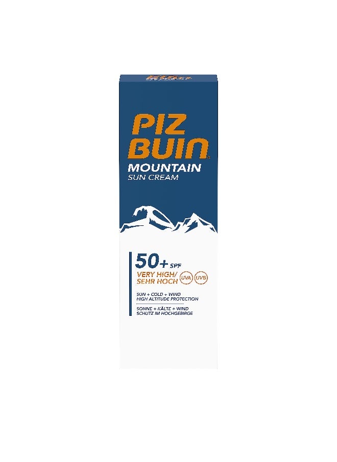 Piz Buin Mountain – Face Suncream SPF50+, 50ml 