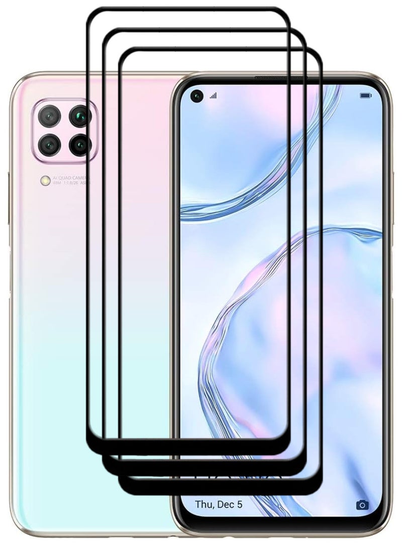 ACLIX 3 Pieces Antistatic ESD Dustproof Premium Quality High Definition Tempered Glass Screen Protector Designed For Huawei nova 7i - Image 1