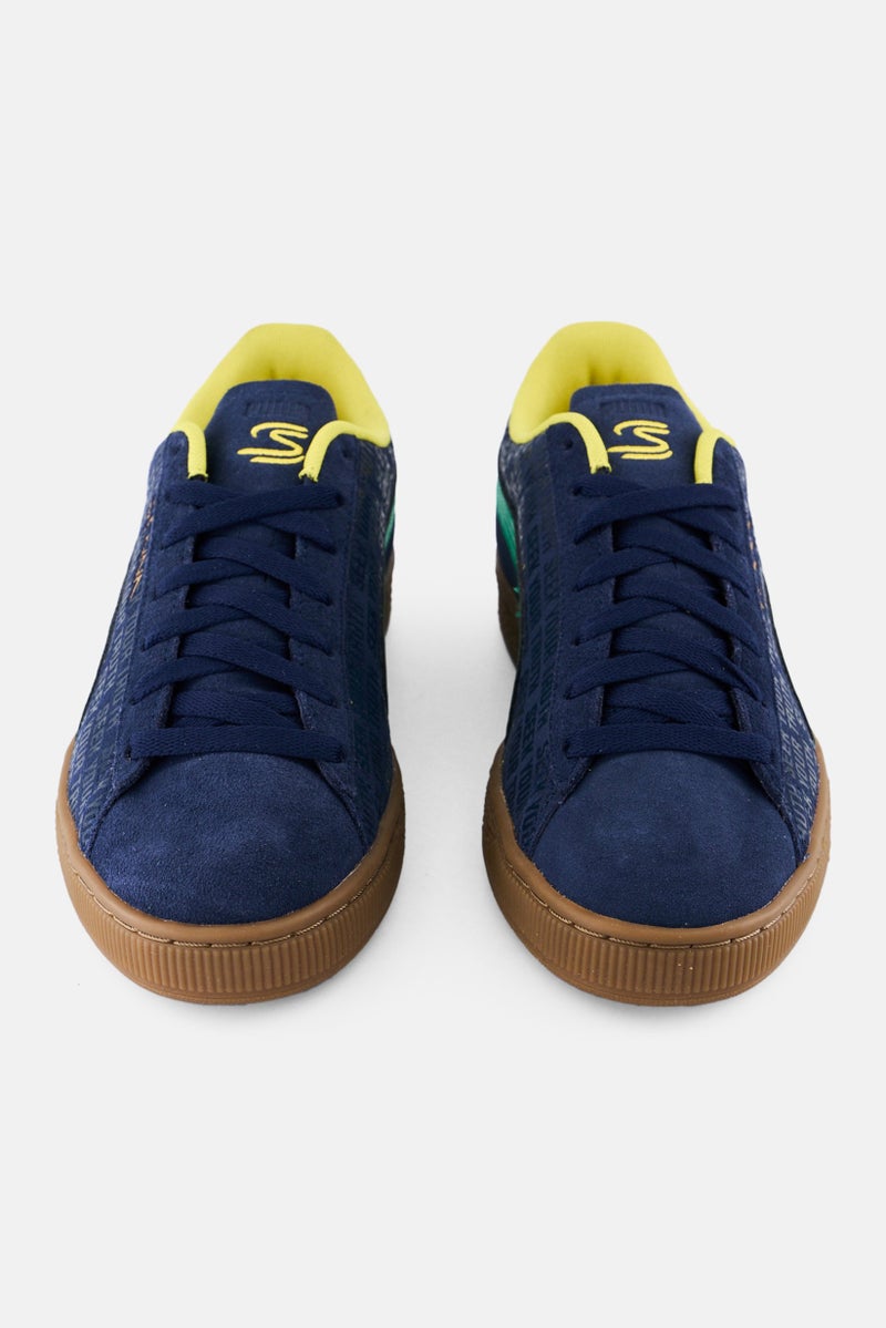PUMA Men Lace Up Ayrton Senna Lace Up Shoes, Navy - Image 4