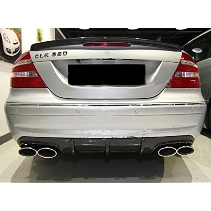 AUSMILA Rear Bumper Diffuser For Mercedes Benz W209 CLK320 CLK63 AMG 2004-2007 - Image 3