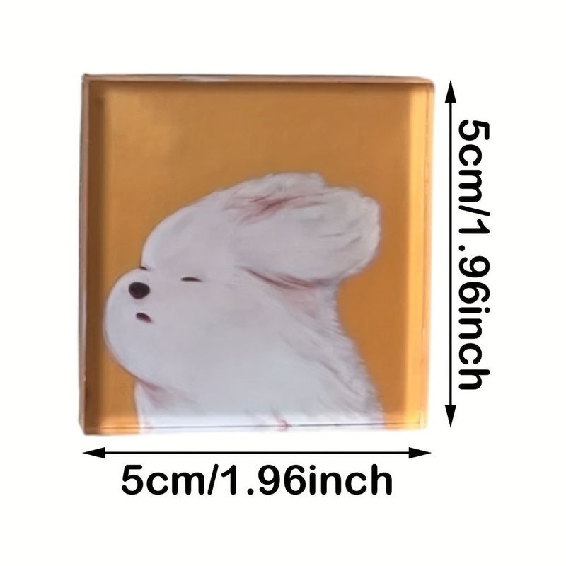 75 قطعة 5x5 سم مربع مغناطيس ثلاجة أكريليك شفاف طقم DIY إطار صورة هدية - Image 3