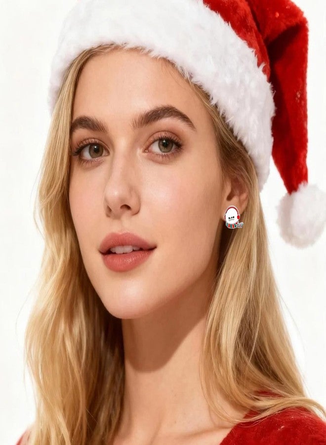 Frodete Christmas Earrings for Women Multiple Styles Tree Gingerbread Snowflake Candy Cane Dangle Stud Earrings Xmas Holiday Christmas Jewelry Gifts Stocking Stuffers - Image 3