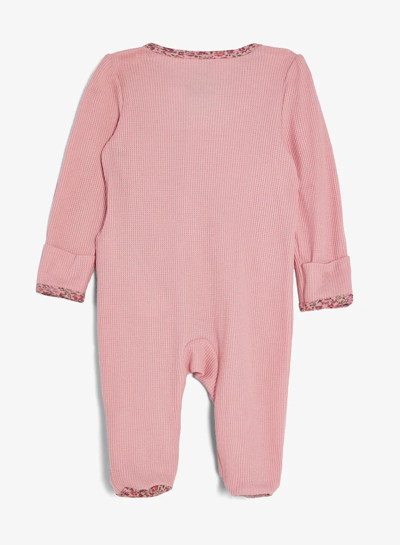 carter's Infant Printed Interlock Footed Rompers