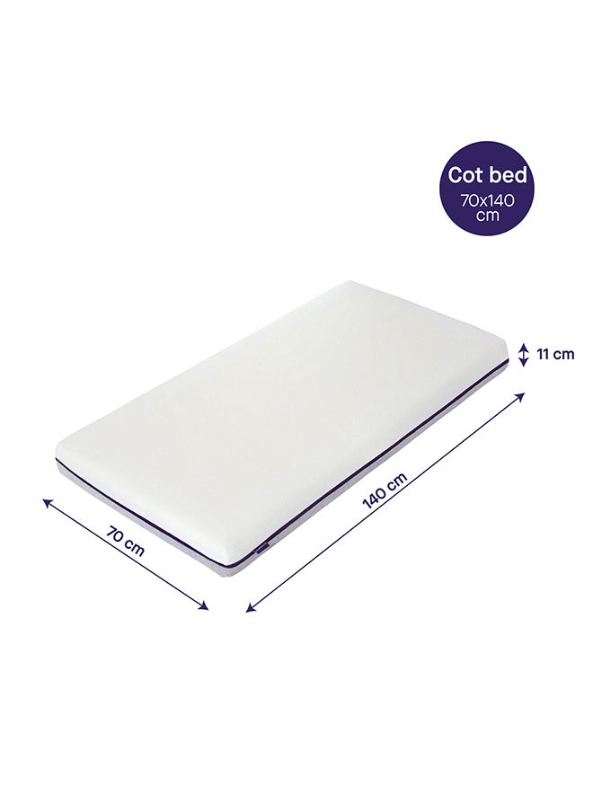 Clevamama - مرتبة Airgo Support مقاس 70x140x11 سم لسرير المهد - Image 1