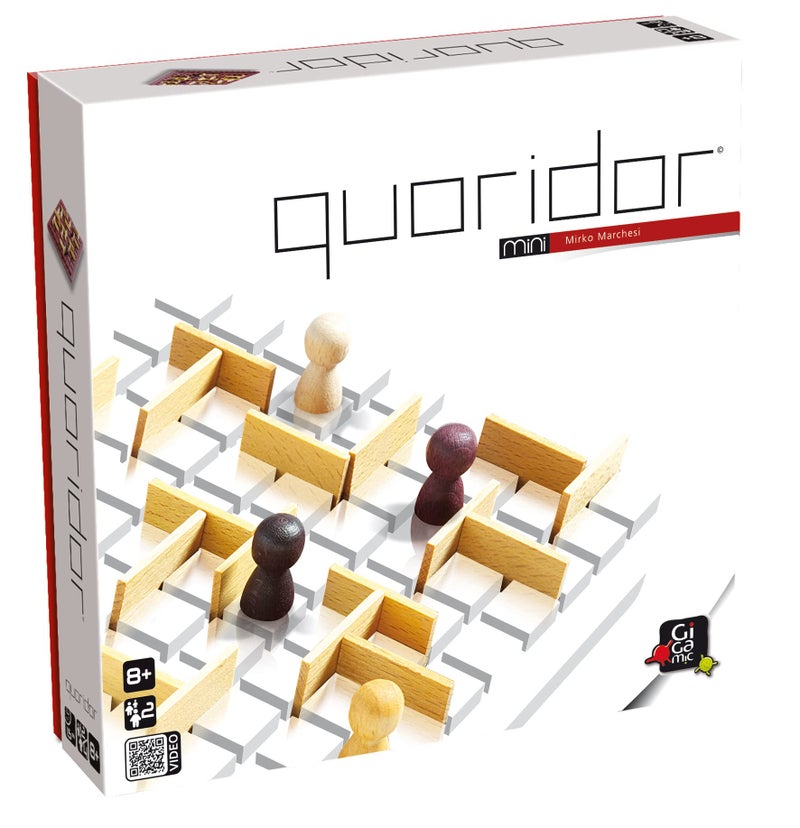 Gigamic Quoridor Mini  TravelFriendly Strategy Game for Families and Adults  Ages 8  2 Players  15 Minutes - Image 2
