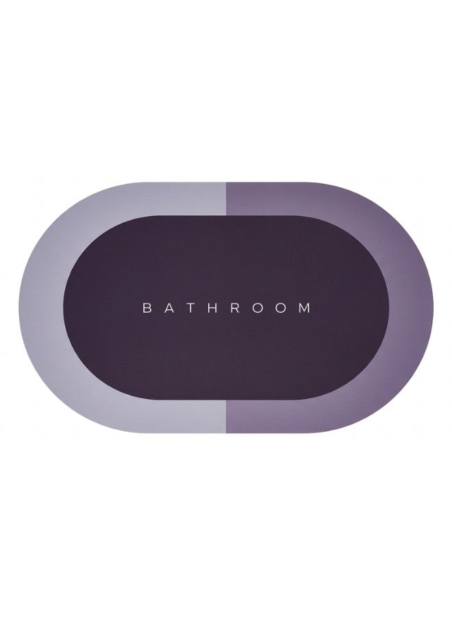 Happy Home Two-piece kitchen and bathroom floor mat set, super absorbent shower mat, washable kitchen and bathroom mat, non-slip diatomaceous earth floor mat for office, laundry room, shower (size 38x57 + 38x116 cm) - Image 4