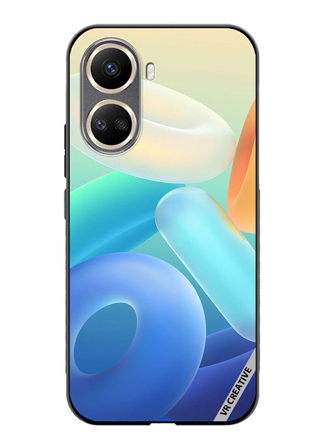 VR CREATIVE - Protective Case Cover For Huawei Nova 10 SE Rings Design Multicolour - Image 1
