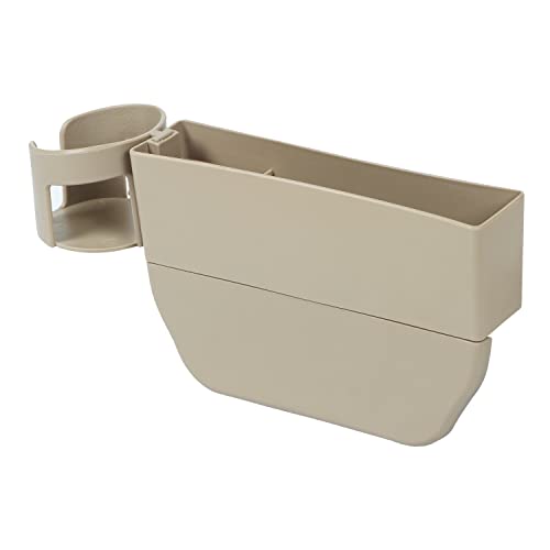 KolorFish Car Seat Gap Filler, Console Side Pocket with Detachable Cup Holder Catcher Pocket Organiser (Beige) - Image 4