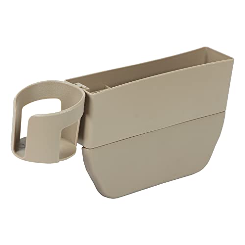 KolorFish Car Seat Gap Filler, Console Side Pocket with Detachable Cup Holder Catcher Pocket Organiser (Beige) - Image 3