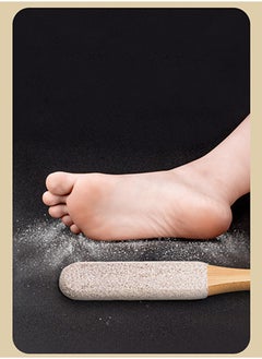 HOOPZOZA Foot Hard Skin Remover Pedicure 2pcs Four-sided Rubbing Board   Exfoliating File Feet Dead Skin Remover Foot Rasp Blackened Foot Care Pedicure  - Image 2