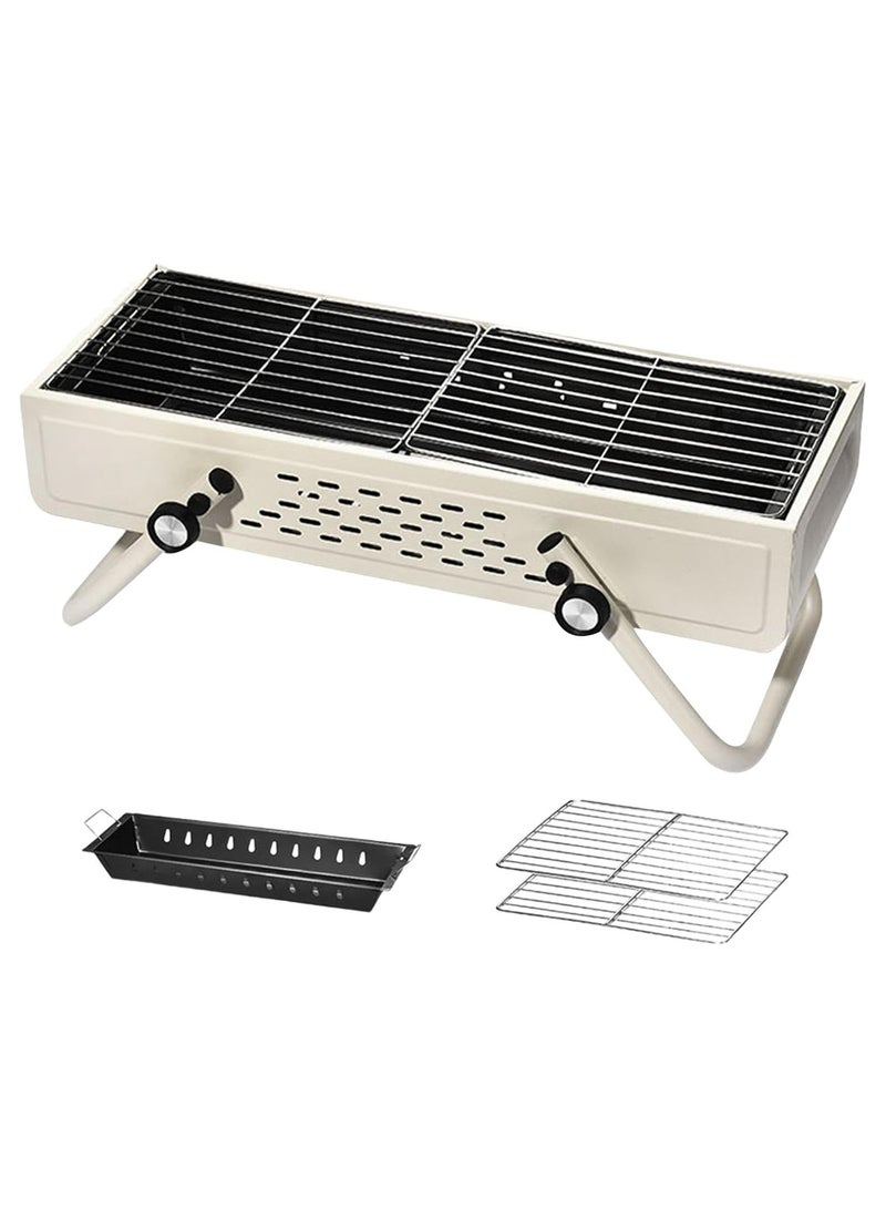 DubaiGallery Sofa Side End Table Side Table Square Coffee Tables with Open Front Storage Compartment Metal Frame End Table for Home Living Room - Image 3