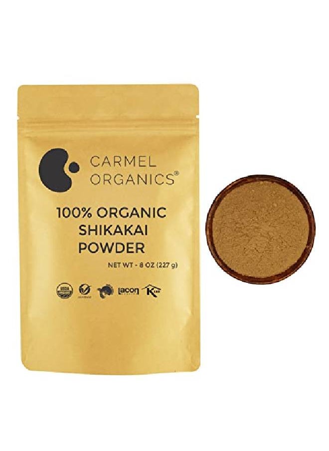 CARMEL ORGANICS Organic Shikakai/Acacia Concinna Powder (8 Oz) For Hair Care ; Usda Certified Organic. Non Gmo & Gluten Free?  - Image 1