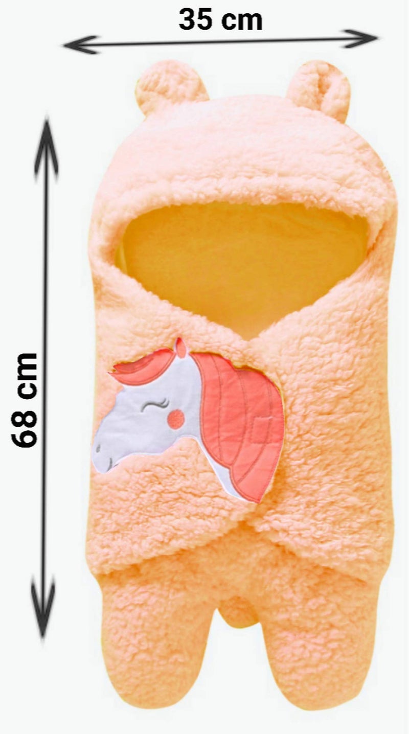 BRANDONN Baby Blanket Newborn Gift Pack of Swaddle Wrapper, 0-9 Months, Length 68 cm x Width 68 cm - Image 3