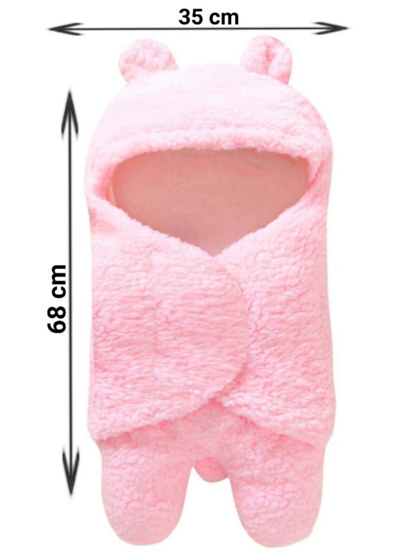 BRANDONN Baby Blanket Newborn Gift Pack of Swaddle Wrapper, 0-9 Months, Length 68 cm x Width 68 cm - Image 5