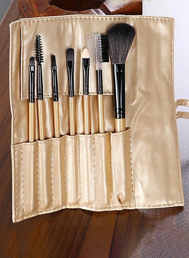 NFI essentials Professional Synthetic Soft Bristle Makeup Brush Set of 7 For Face & Eye Cosmetic Accessories Brushes Kit For Eyeshadow, Powder, Lip, Eyebrow - Image 3