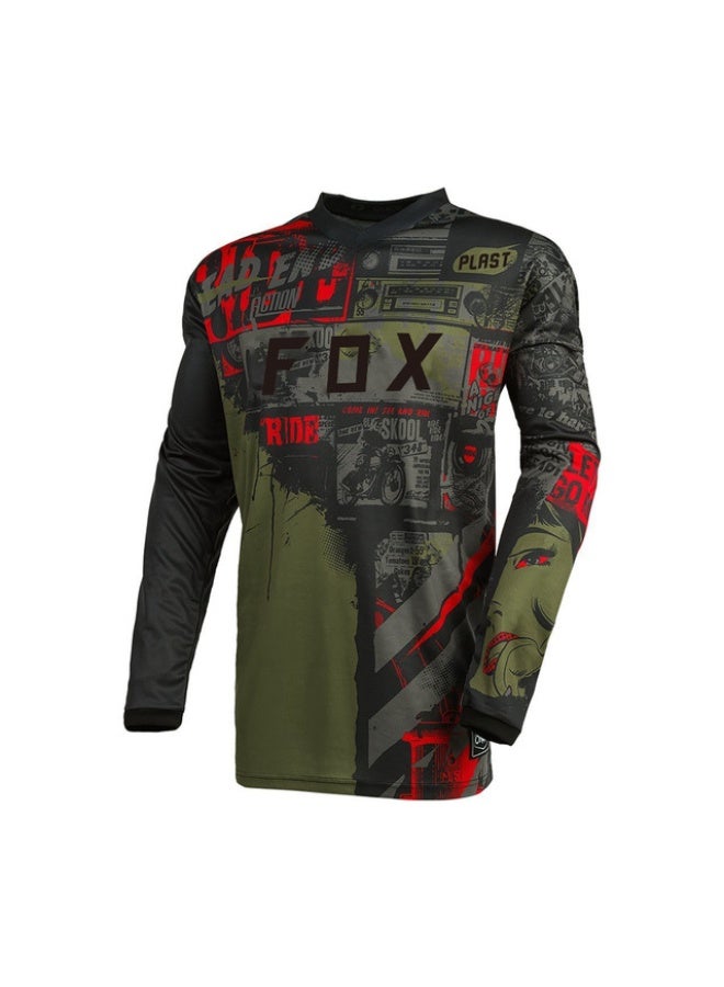 KUYING Men's Outdoor Cycling Suit Off-road Road Mountain Bike Cycling Suit 
