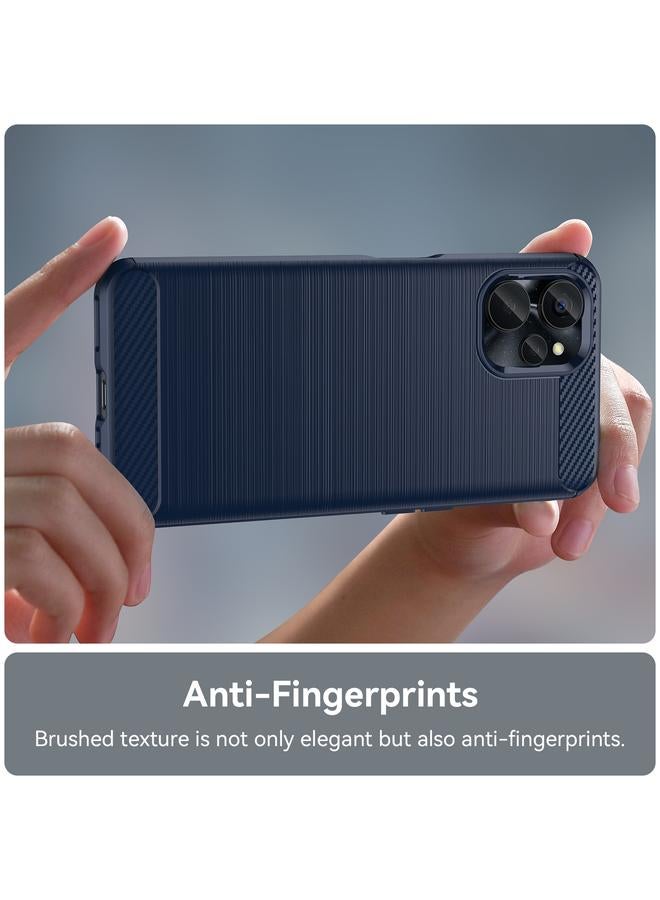 اس-توب جراب لهاتف Realme 9i 5G مصنوع من ألياف الكربون TPU بملمس ناعم - Image 5