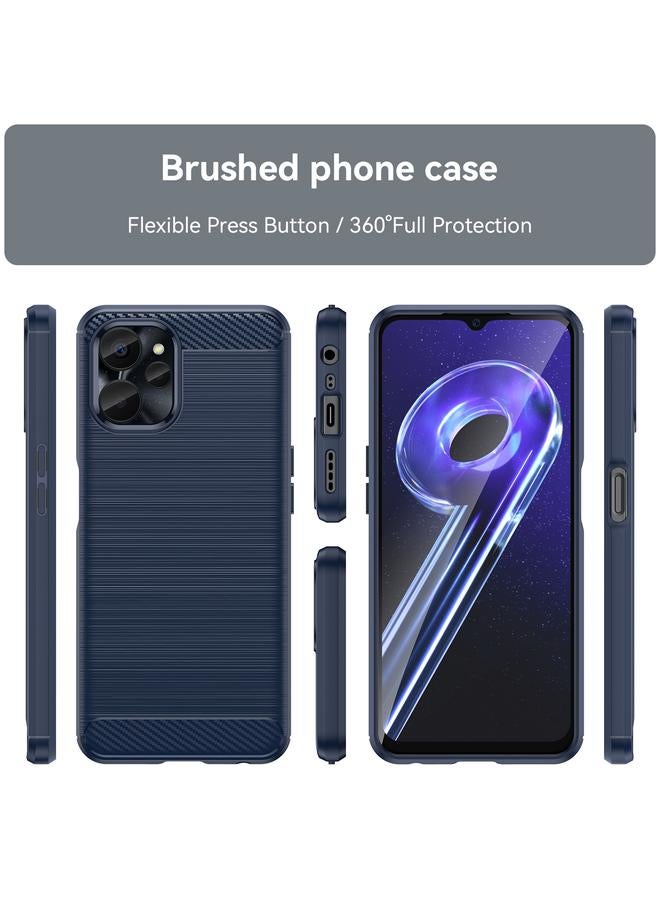 اس-توب جراب لهاتف Realme 9i 5G مصنوع من ألياف الكربون TPU بملمس ناعم - Image 2