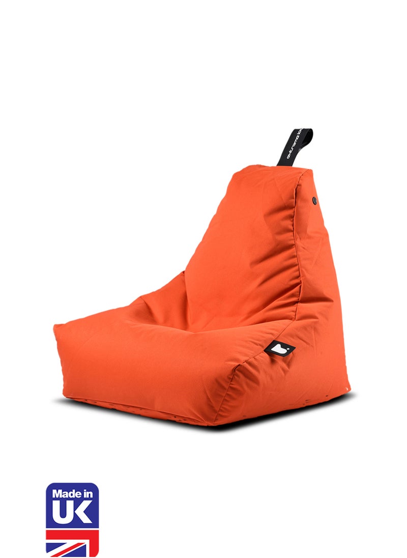 Extreme Lounging Extreme Lounging® - Original Mini Bean Bag for kids - Made in UK - Premium Quality Double Stitched Bean Bag - UV Protected & Waterproof - Small BeanBags Chair - Ideal for Indoor & Outdoor Use -Orange  - Image 1