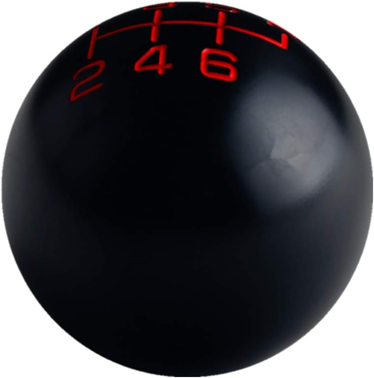 Dewhel Black/Red Aluminum Shift Knob 6 Speed Short Throw Shifter - Image 2