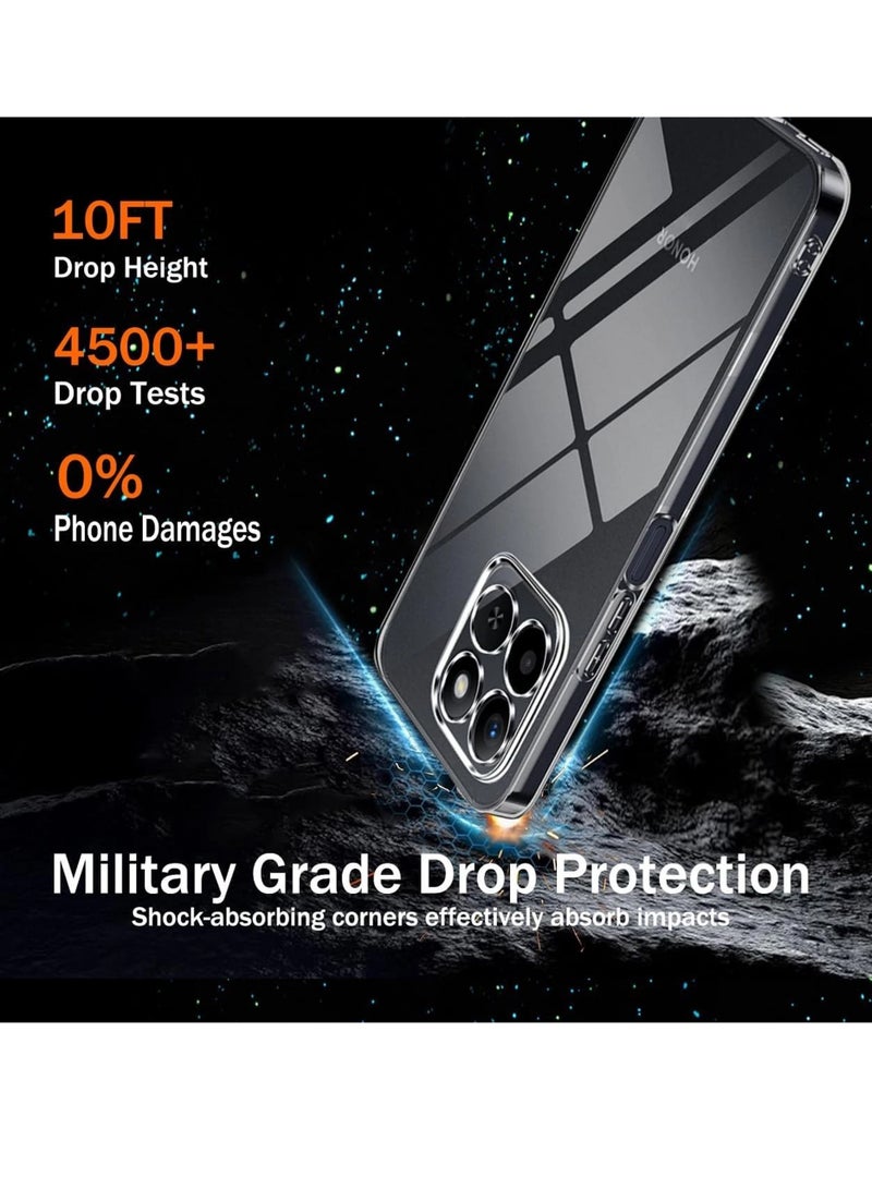 Honor X7d Shock Proof Case Cover - Ultra Clear, Durable & Accurate Cut-outs - Scratch, Dust & Smudge Protection - Transparent Silicon Back Cover for Honor X7d - Image 5