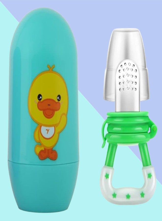 Alya The Cheeky Kidzz Baby Infant and Toddler Grooming Nail Cutter Kit with Scissors/Baby Nail Clipper Safety Cutter & Manicure Pedicure Care Kit & Baby & Soft Silicone Fresh Fruit Food Nibbler (Design 2) - Image 1