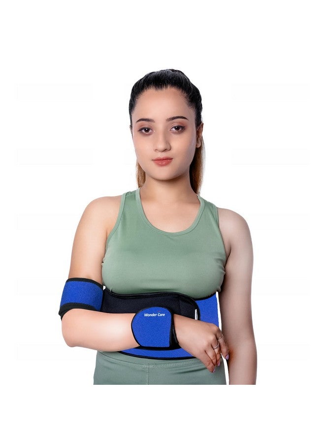 Wonder Care Wonder Care Left Right Shoulder Immobilizer Arm Sling Elastic Brace for Clavicle Collar Bone Dislocation Subluxation Shoulder stabilizer Compression Brace After Rotator Cuff Surgery