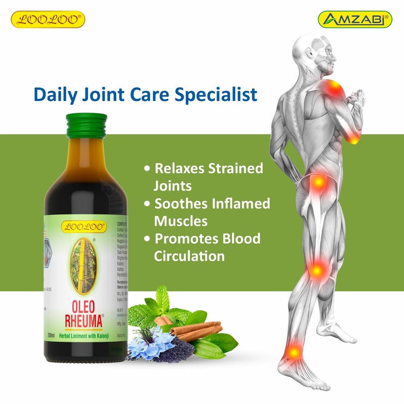 LooLoo Oleo Rheuma 200Ml Khojati Pain Oil - Image 3