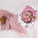 Aori Lifelike Reborn Baby Dolls Real Life Realistic Baby Dolls 20 Sleeping Newborn Baby Girl with Rainbow Doll Clothes for Girls 3 - Image 4