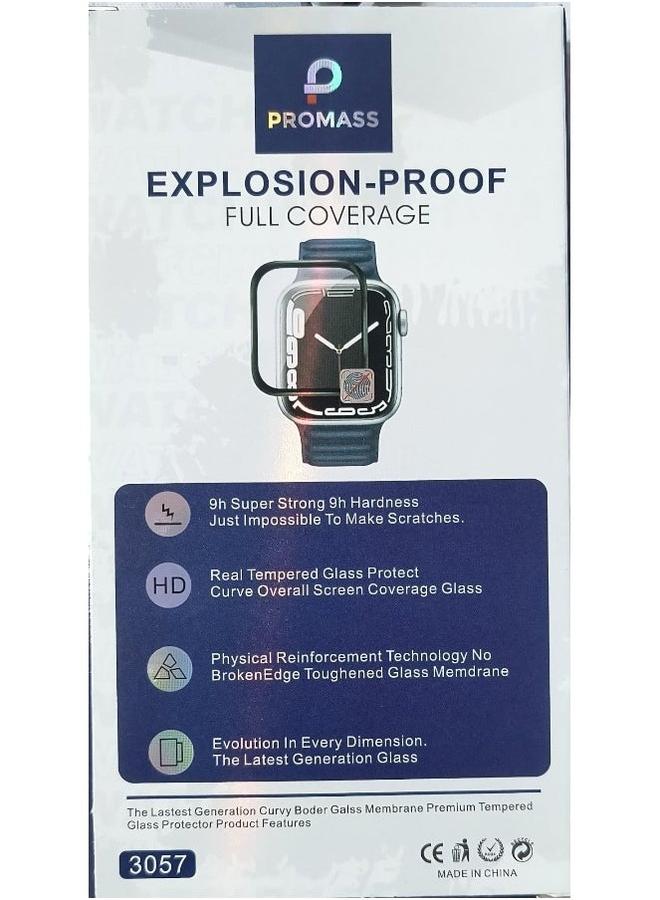 PROMASS Explosion-Proof Full Coverage Tempered Glass Screen Protector for 38mm Nano Watch - Matte Finish, 9H Hardness, Anti-Shock - Image 3