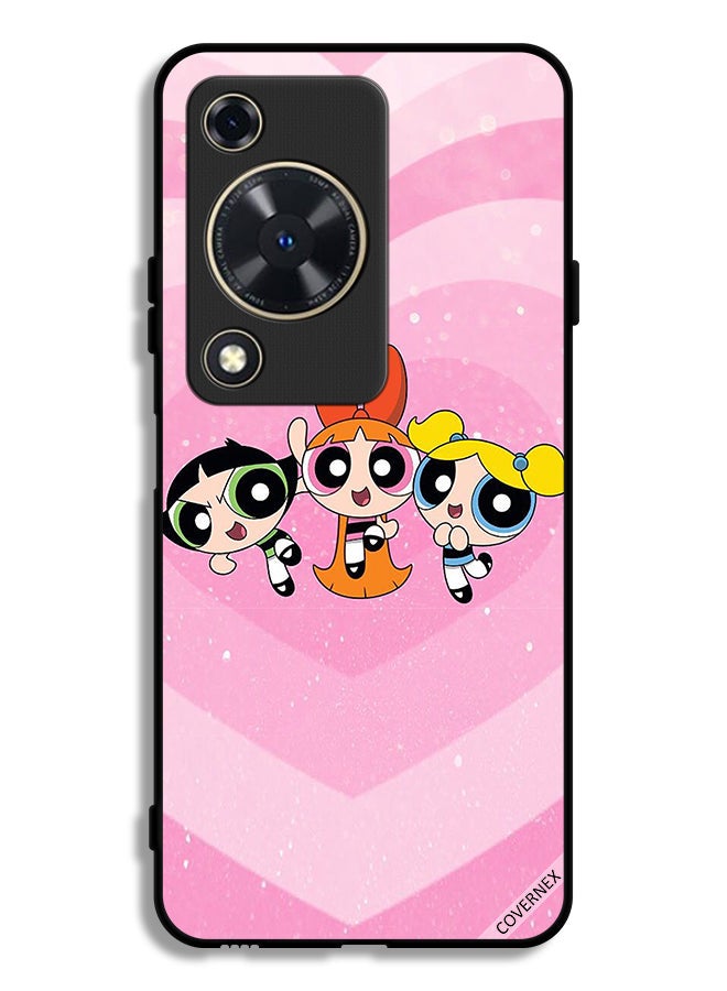 Covernex Huawei Nova Y72S Protective Case Cover Power Girls Cartoon