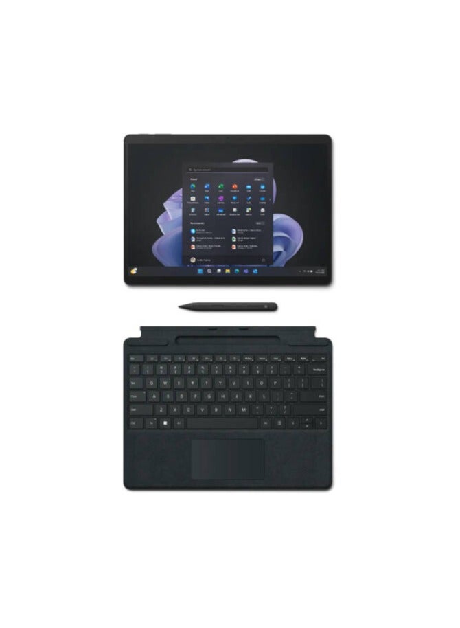 Microsoft Microsoft Surface Pro 10 Tablet, 13" PixelSense Flow Touch Display, Intel Ultra 7-165H CPU, 16GB RAM, 256GB SSD, Intel Graphics, Wi-Fi Only, TRA Version, Windows 11 Pro, Black | ZDV-00025  - Image 3
