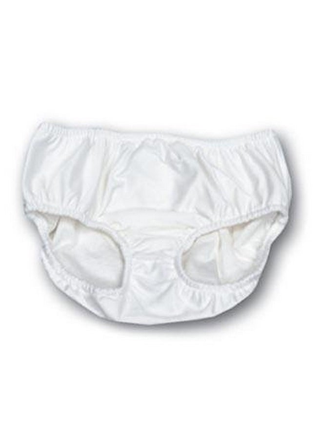 My Pool Pal Adult Swim Diapers - Reusable Diaper for the Pool (M-Waist: 30-40; Leg: 19-25, White) by Swimsters 