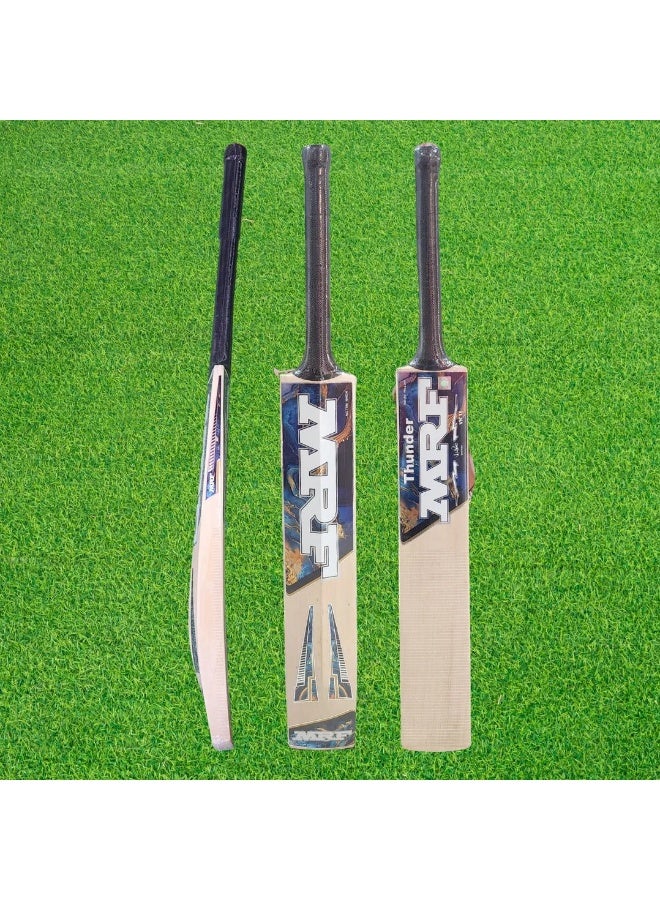 إم آر إف مضرب كريكيت MRF Thunder Kashmir Willow قصير اليد - SH - Image 1