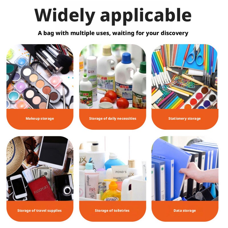 أكياس هدايا ليزر PVC، قوس قزح، سعة كبيرة - Image 2